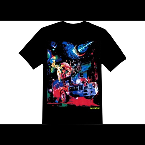 Juice Wrld x Vlone Comsmic Racer T-Shirt black